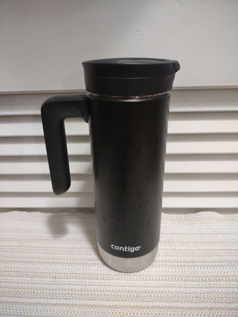 Contigo Superior 2.0 Black Stainless Steel 20 oz Travel Mug Tumbler with Handle